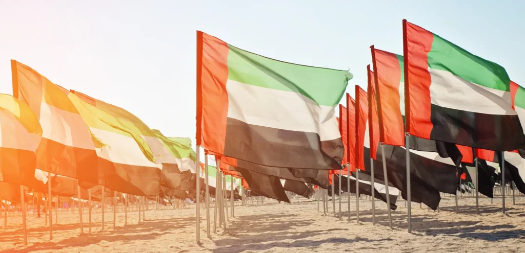 UAE Flags